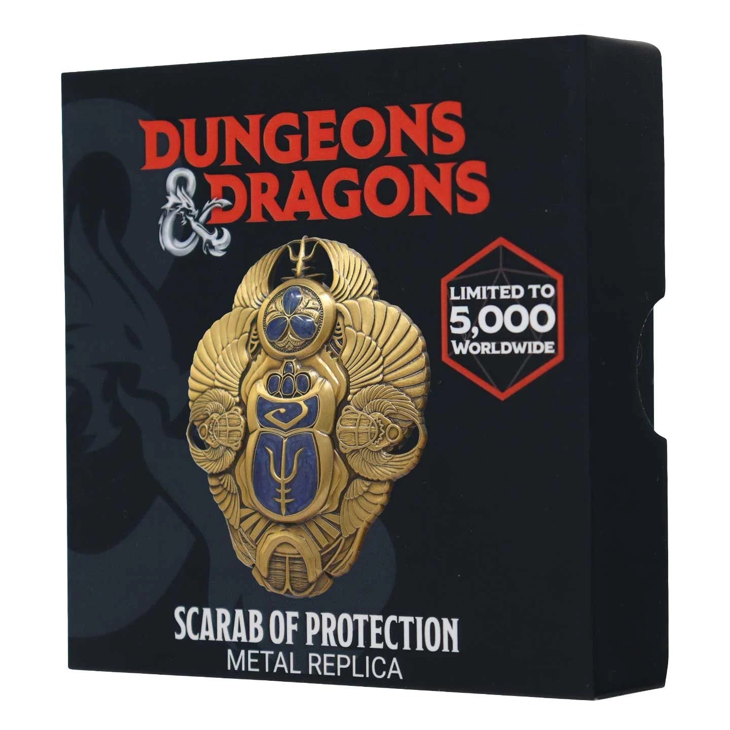 🐉⚔️ Scarabée de Protection – Dungeons & Dragons – Réplique Métal Édition Limitée ⚔️🐉