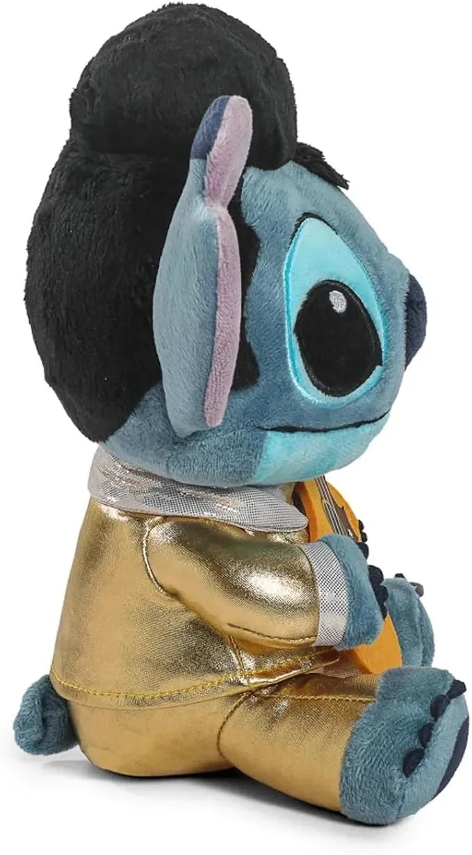 🎸✨ Peluche Stitch – Elvis Gold – Kidrobot – 25 cm ✨🎸