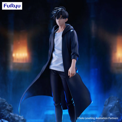 ⚔️🖤 Figurine Sung Jinwoo – Trio-Try-iT – Solo Leveling – 24 cm 🖤⚔️