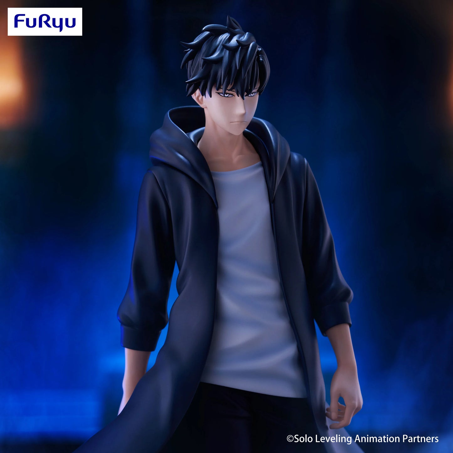 ⚔️🖤 Figurine Sung Jinwoo – Trio-Try-iT – Solo Leveling – 24 cm 🖤⚔️