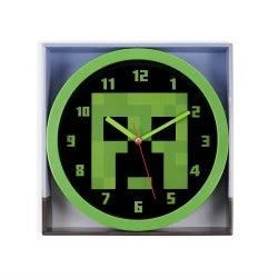 ⏰🟩 Horloge Murale Creeper – Minecraft – 25 cm 🎮💥