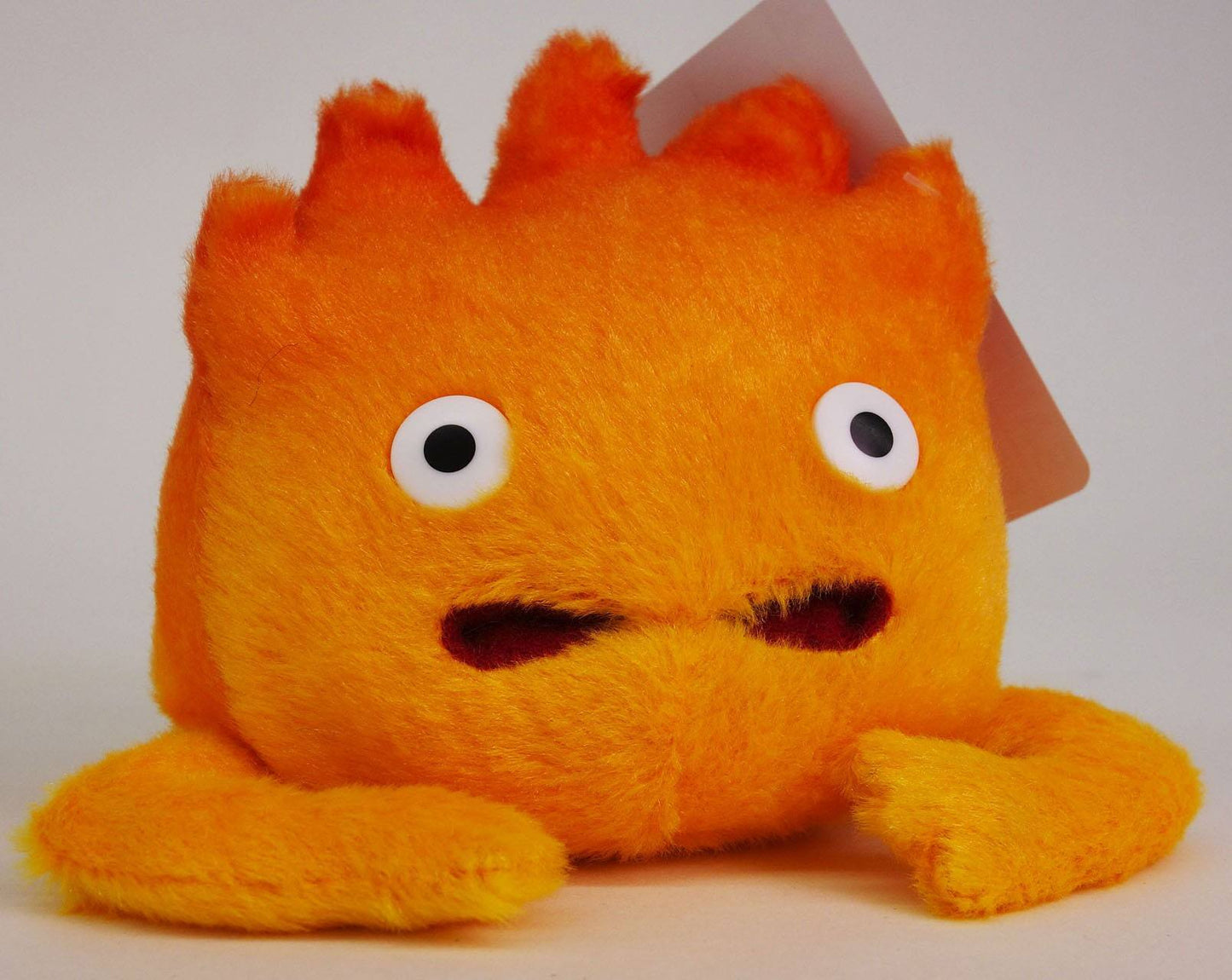 🔥🏰 Peluche Calcifer – Le Château Ambulant – Studio Ghibli – 14 cm ✨