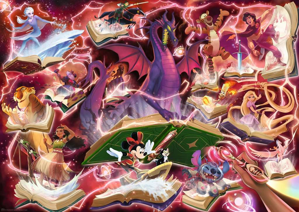 🧩✨ Puzzle Collector – Disney Lorcana Rubis – 1000 pièces + Carte Promo Exclusive (EN) – 70 x 50 cm ✨🧩