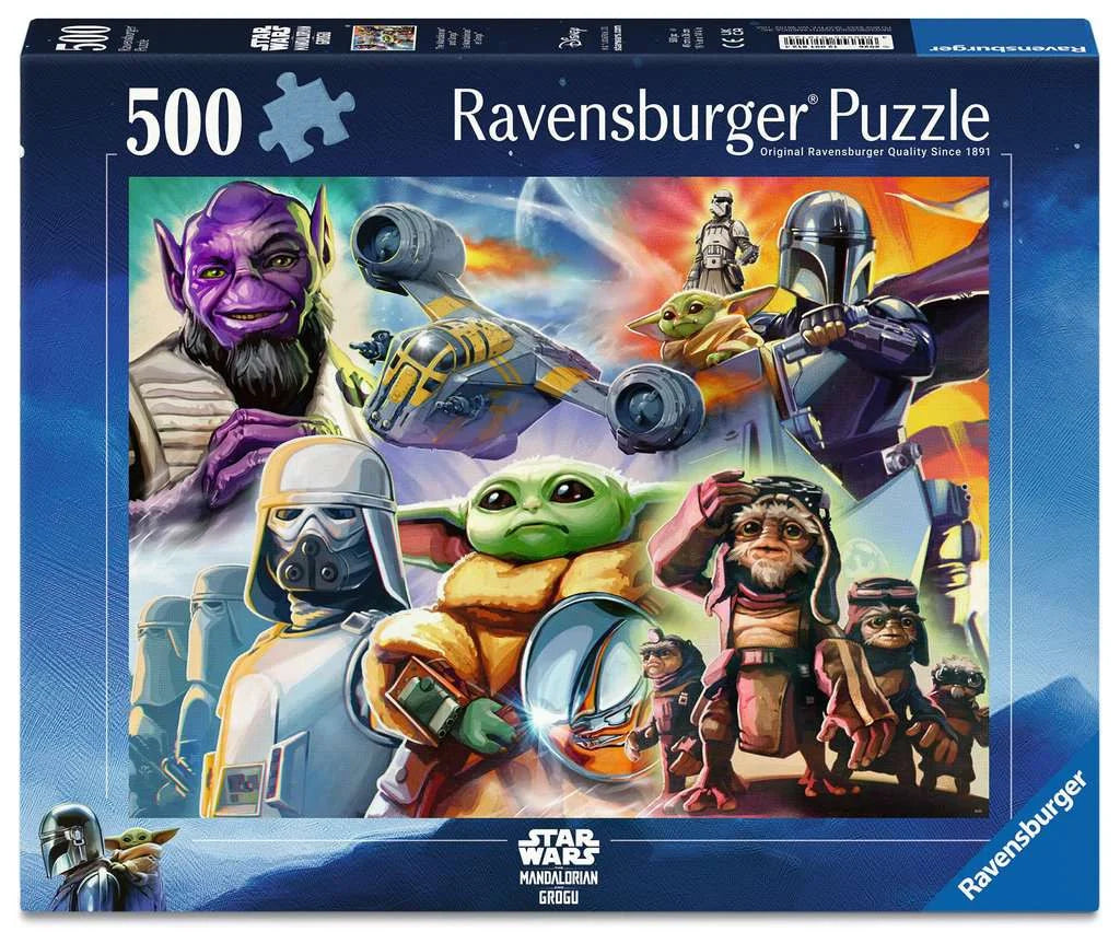 🧩🌟 Puzzle Collector – The Mandalorian & Grogu – 500 pièces – 49 x 36 cm 🚀👶