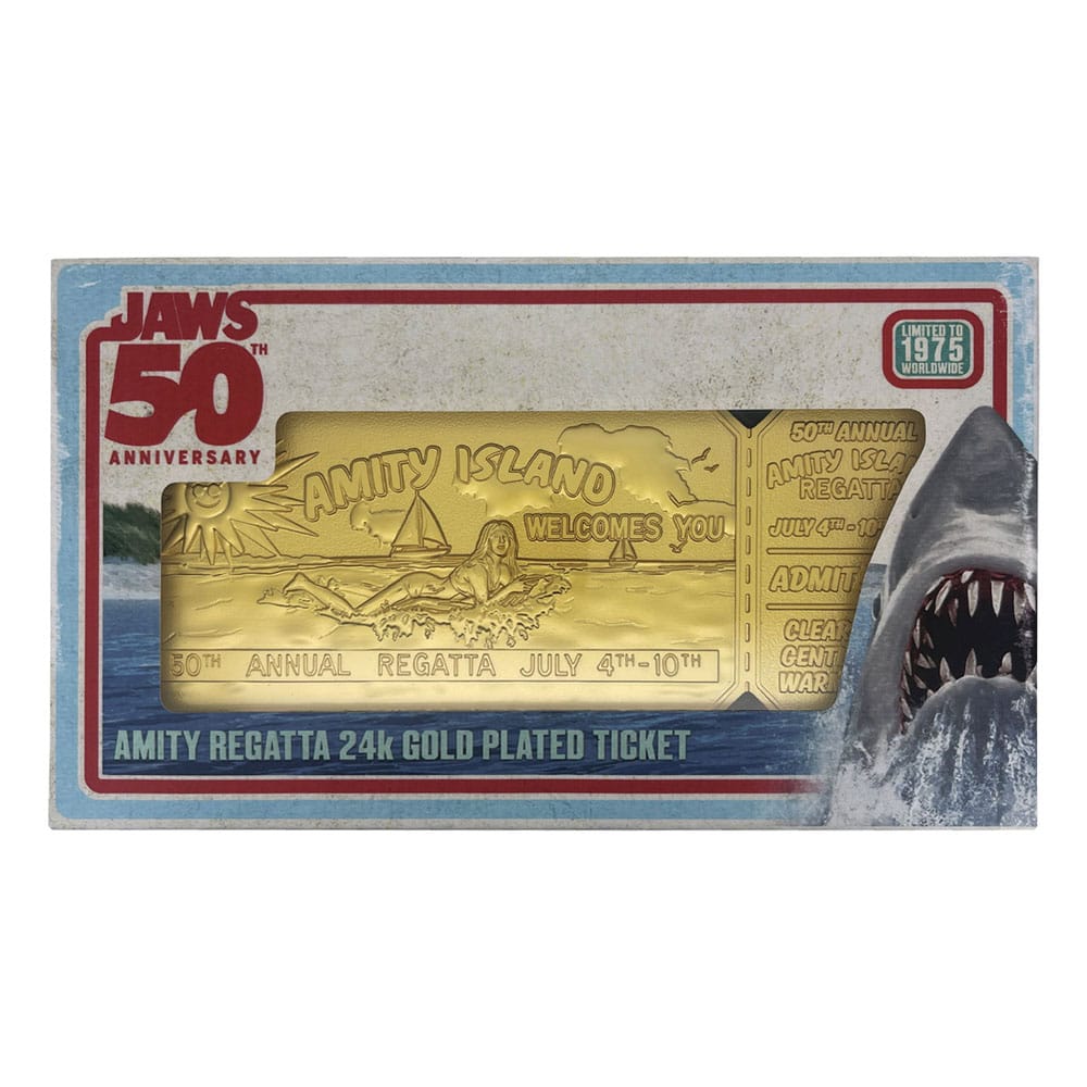 🦈🎟️ Regatta Ticket – Amity Island – Les Dents de la Mer – Édition Limitée 🎟️🦈