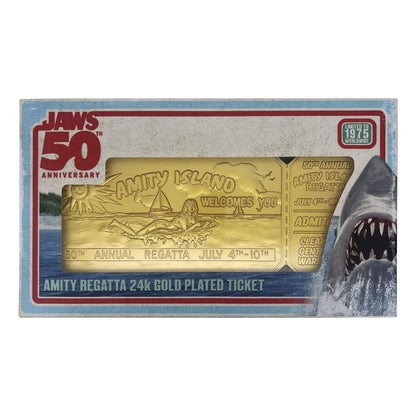 🦈🎟️ Regatta Ticket – Amity Island – Les Dents de la Mer – Édition Limitée 🎟️🦈