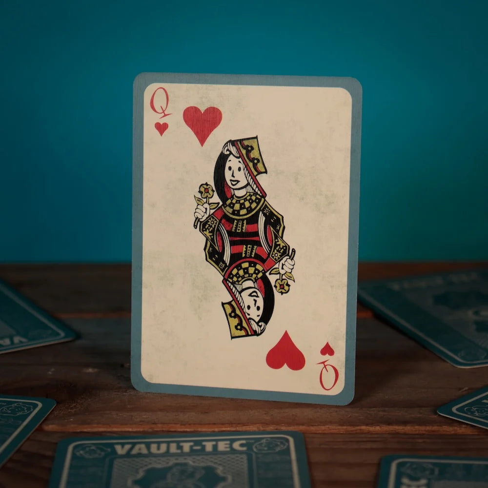 🃏☢️ Fallout – Jeu de cartes à jouer Vault-Tec – 52 cartes + 2 jokers ☢️🃏