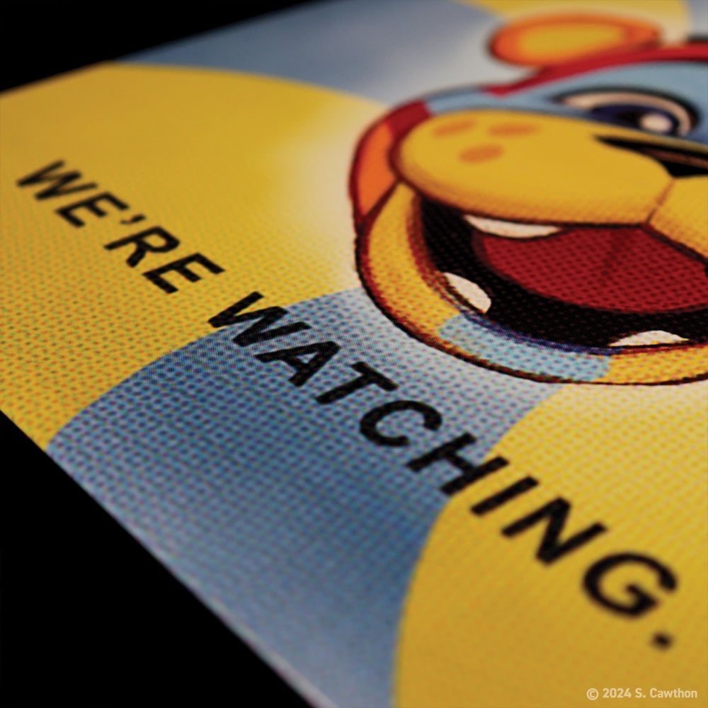 🎪👀 Five Nights at Freddy’s – Panneau Métal Fazbear “Remember to Smile” – 30 x 20 cm 👀🎪