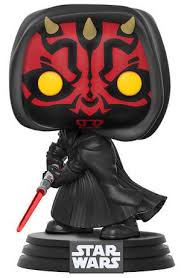 "Funko Pop! Star Wars – Darth Maul (299). Édition exclusive Galactic Convention 2019, représentant Darth Maul avec son sabre laser rouge et son design Sith iconique. Un must-have pour les fans de Star Wars !"

