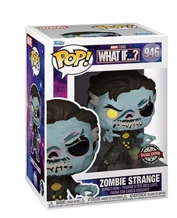 🧟‍♂️✨ Funko Pop! N°946 – Zombie Strange (Docteur Strange Zombie) – Special Edition – Marvel Studios: What If...? ✨🧟‍♂️