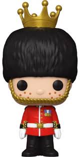 "Funko Pop! Palace Guard Freddy – Édition spéciale exclusive Funko Shop. Figurine en vinyle représentant Freddy Funko en garde royal britannique avec uniforme rouge et bonnet bearskin. Un incontournable pour les collectionneurs et les fans de Funko."