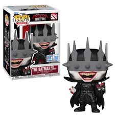 "Funko Pop! The Batman Who Laughs (524) – Dark Nights: Death Metal. Figurine exclusive avec sticker Fall Convention NYCC 2024 – Limited Edition, représentant la version sombre et maléfique de Batman fusionné avec le Joker. Édition rare pour les fans de DC Comics et les collectionneurs de Funko."