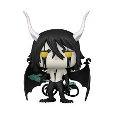 "Funko Pop! Bleach – Ulquiorra Shifar (1691). Édition limitée New York Comic Con 2024, représentant Ulquiorra en forme Segunda Etapa avec ses cornes blanches et ses ailes noires imposantes. Un must-have pour les fans de Bleach et des Arrancars !"

