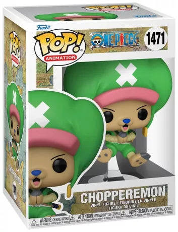 Image de la Funko Pop! One Piece 1471 Chopperemon – Édition spéciale représentant Tony Tony Chopper dans sa tenue de samouraï inspirée de l’arc Wano.