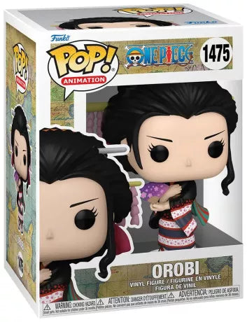 Funko Pop! One Piece 1475 Orobi – Figurine représentant Nico Robin en tenue traditionnelle de Wano, tenant un éventail et vêtue d’un kimono détaillé, édition spéciale pour les collectionneurs.