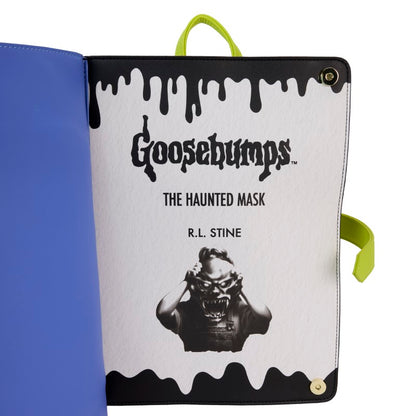 🎃📚 Lot Loungefly – Goosebumps / Chair de Poule – Portefeuille + Sac à Main + Mini Sac à Dos – Édition Collector Glow in the Dark 👻👜🎒