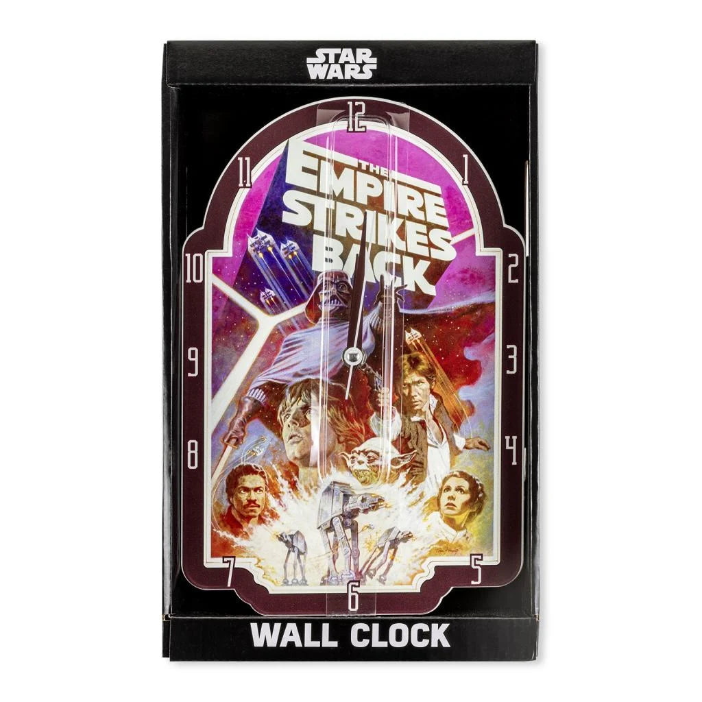 🕒🌌 Horloge Murale Métal – Star Wars – L'Empire Contre-Attaque 🌌🕒