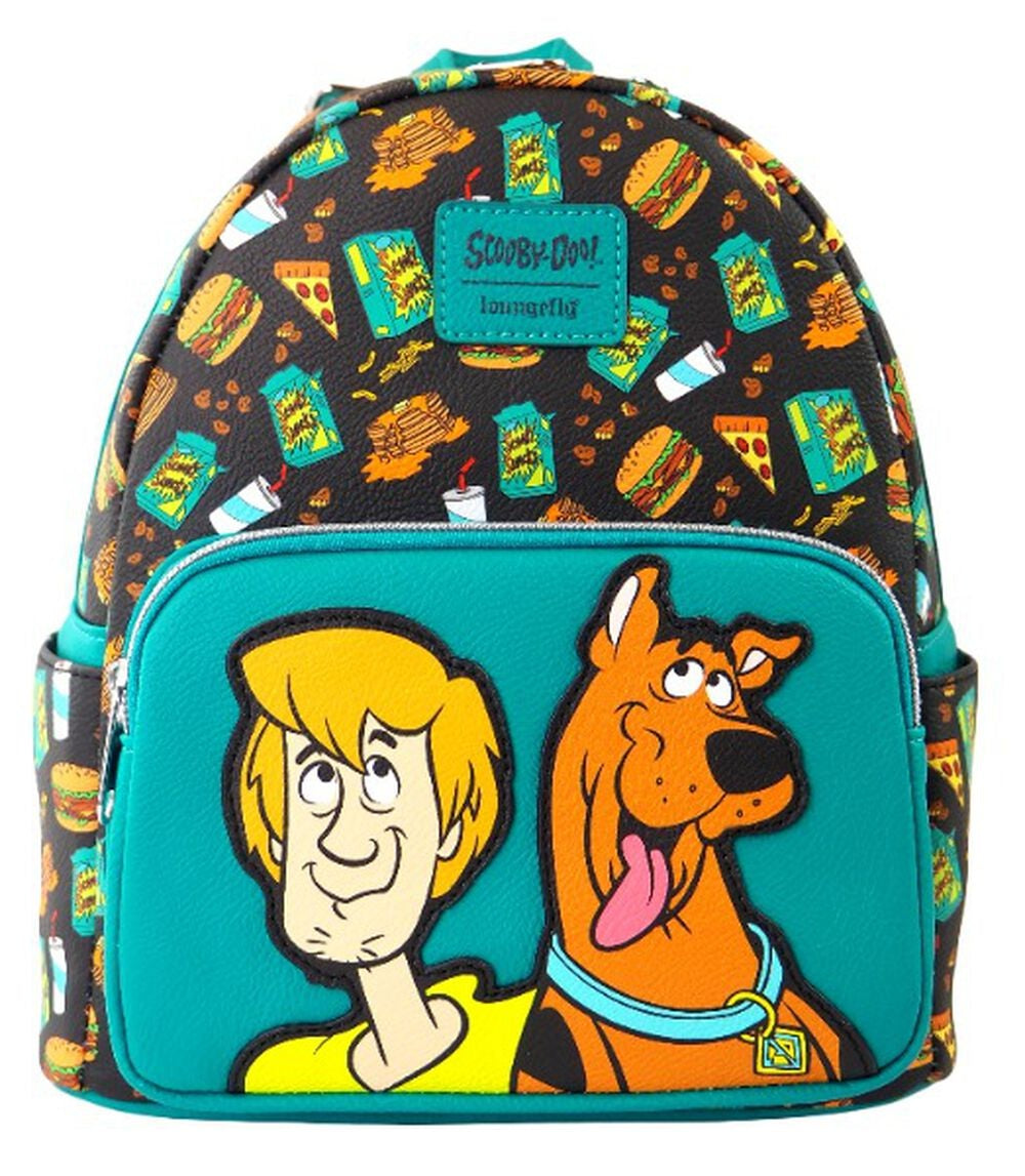 Sac à dos Loungefly – Scooby-Doo – Snacks – 23 x 27 x 11 cm. Mini sac coloré avec Scooby et Sammy, motifs burgers, pizzas et snacks. Un accessoire culte pour les fans de Scooby-Doo.


