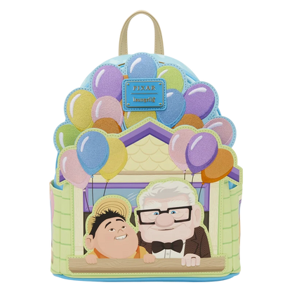 🎈🎒 Là-Haut – Carl & Russell – Mini sac à dos Loungefly – Maison aux ballons 🎒🎈