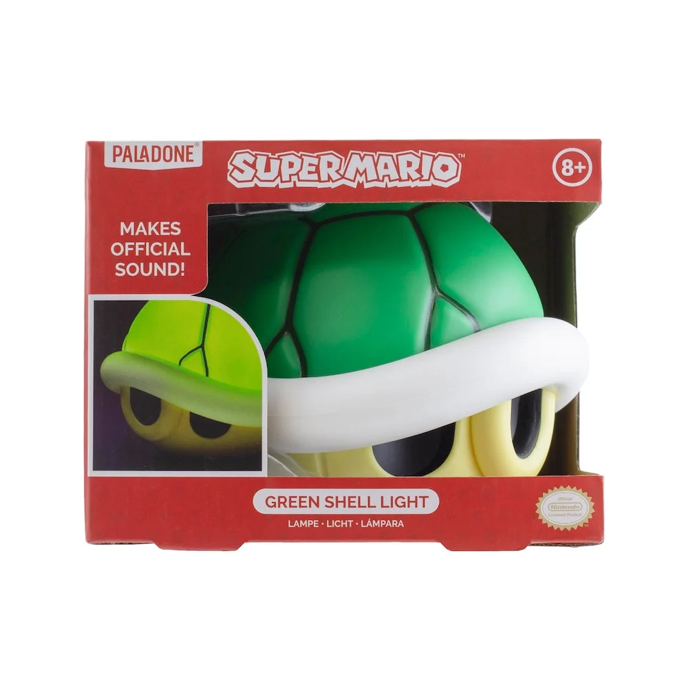 🍄💚 Super Mario – Carapace verte – Lampe décorative avec son – 12 cm 💚🍄