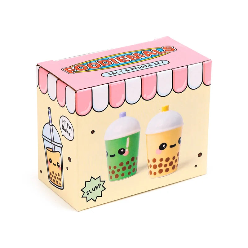 🍵🧋 Kawaii – Boba le Bubble Tea – Set Salière & Poivrière 🧋🍵