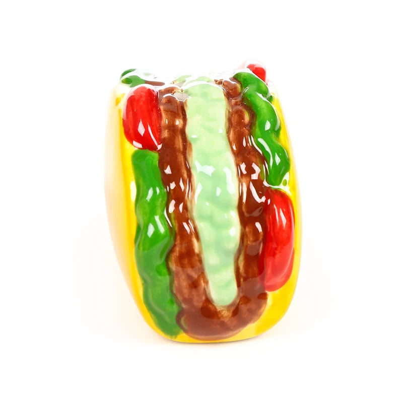 🌮🌶️ Set Salière & Poivrière – Kawaii Taco & Sauce 🌶️🌮