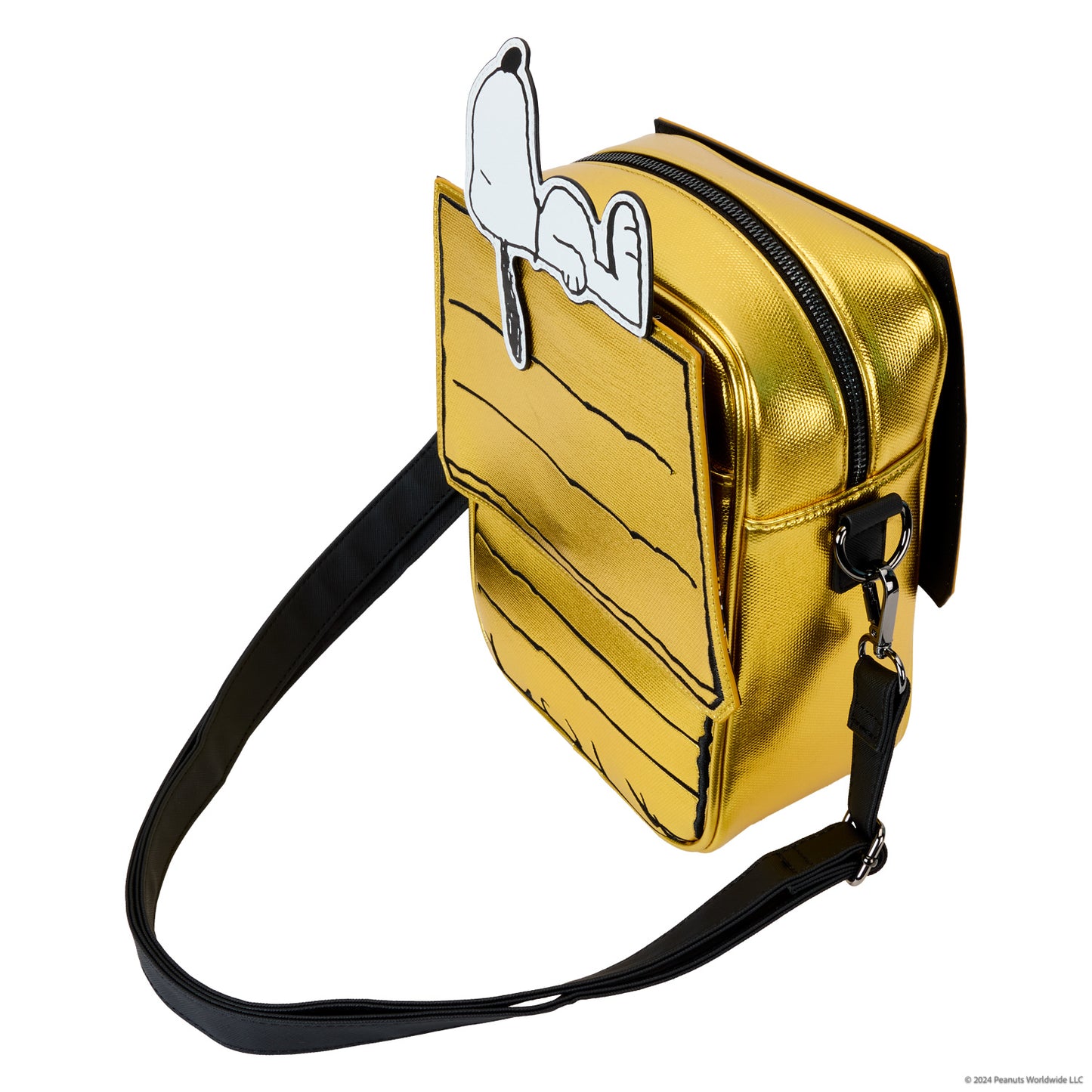 🐶🏠 Sac Bandoulière Loungefly – Peanuts 75e Anniversaire – Snoopy sur sa Niche 🏠🐶