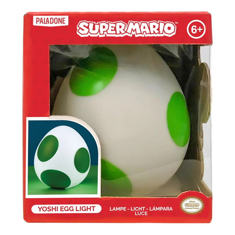 🥚💚 SUPER MARIO – Lampe Décorative Œuf de Yoshi – 13 cm 💚🥚