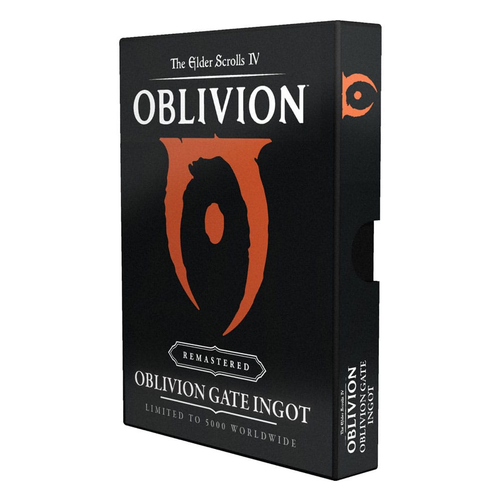 🔥🌀 THE ELDER SCROLLS IV: OBLIVION REMASTERED – Porte d'Oblivion – Lingot Édition Limitée (5 000 ex.) 🌀🔥