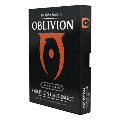 🔥🌀 THE ELDER SCROLLS IV: OBLIVION REMASTERED – Porte d'Oblivion – Lingot Édition Limitée (5 000 ex.) 🌀🔥
