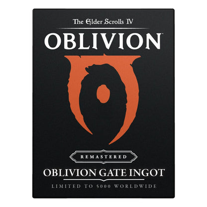 🔥🌀 THE ELDER SCROLLS IV: OBLIVION REMASTERED – Porte d'Oblivion – Lingot Édition Limitée (5 000 ex.) 🌀🔥