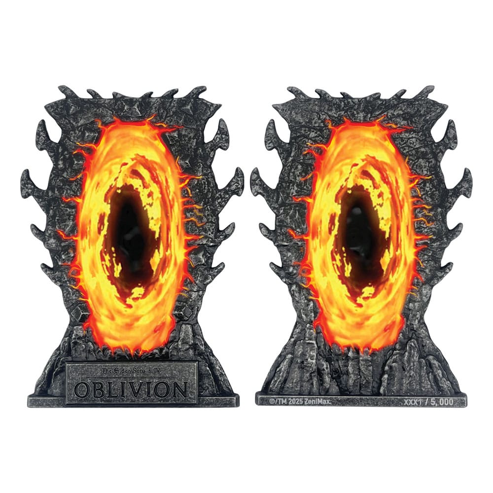 🔥🌀 THE ELDER SCROLLS IV: OBLIVION REMASTERED – Porte d'Oblivion – Lingot Édition Limitée (5 000 ex.) 🌀🔥