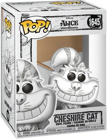 😺🖤 Funko Pop! N°1645 – Cheshire Cat (Chat du Cheshire) – Sketched – Alice in Wonderland (Alice au Pays des Merveilles) 🖤😺