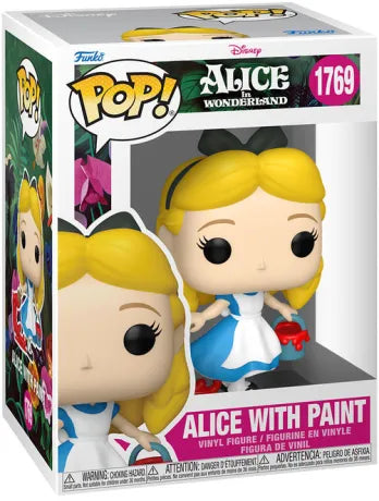 🎨🌹 Funko Pop! Disney N°1769 – Alice with Paint (Alice avec peinture) – Alice in Wonderland (Alice au Pays des Merveilles) 🌹🎨
