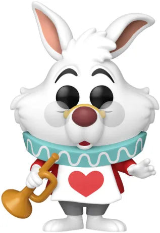 🐇📯 Funko Pop! Disney N°1772 – White Rabbit with Horn (Lapin Blanc avec trompette) – Alice au Pays des Merveilles 📯🐇