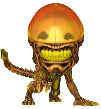 Funko Pop! Alien 3 – The Runner (N°1769). Figurine détaillée du xénomorphe quadrupède orangé aux dents jaunes, dans une posture de chasse terrifiante.