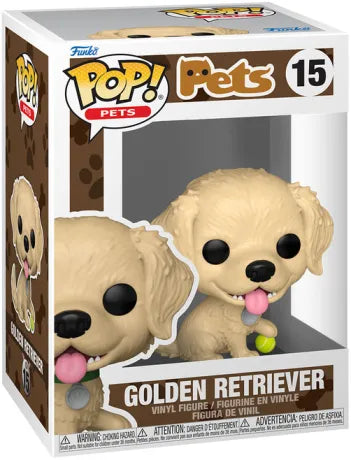🐶🎾 Funko Pop! Pets N°15 – Golden Retriever 🎾🐶