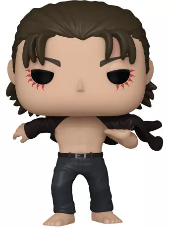 "Funko Pop! Eren Jaeger (1321) – Figurine officielle de la saison finale de L’Attaque des Titans. Représente Eren torse nu avec ses marques emblématiques. Produit sous licence officielle."