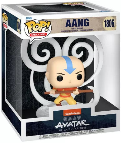 💨🌪️ Funko Pop! Deluxe N°1806 – Aang (Airbending) (Aang – Maîtrise de l'Air) – Avatar : Le Dernier Maître de l'Air (Avatar: The Last Airbender) 🌪️💨