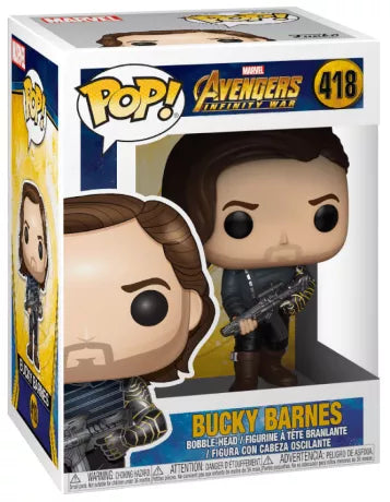 🦾🔫 Funko Pop! N°418 – Bucky Barnes with Gun (Bucky Barnes avec arme) – Avengers: Infinity War 🔫🦾