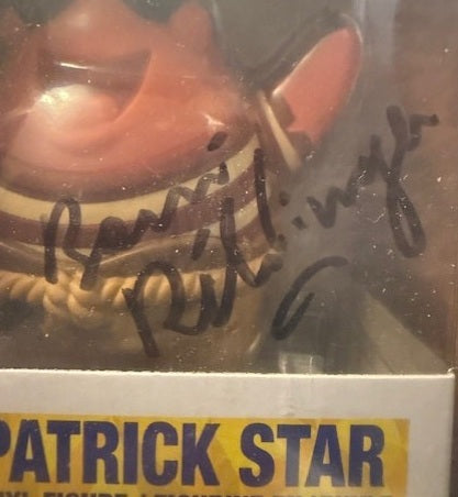 🏴☠️⭐✍️ Funko Pop! N°1939 – Patrick Star Pirate (Patrick l’Étoile pirate) – Dédicacée par Boris Rehlinger, voix française officielle – The SpongeBob Movie: Search for SquarePants (Bob l’éponge, le film : Un pour tous, tous pirates !) ✍️⭐🏴☠️