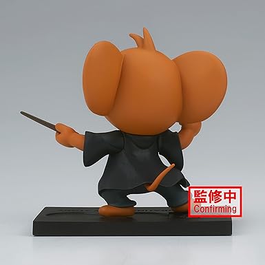 Figurine Banpresto de Jerry en tenue de Gryffondor pour le 100e anniversaire de Warner Bros. Collection Tom & Jerry x Harry Potter.