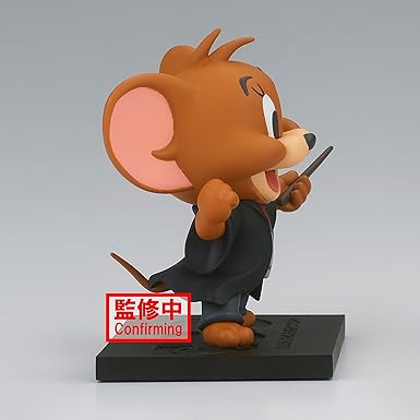 Figurine Banpresto de Jerry en tenue de Gryffondor pour le 100e anniversaire de Warner Bros. Collection Tom & Jerry x Harry Potter.