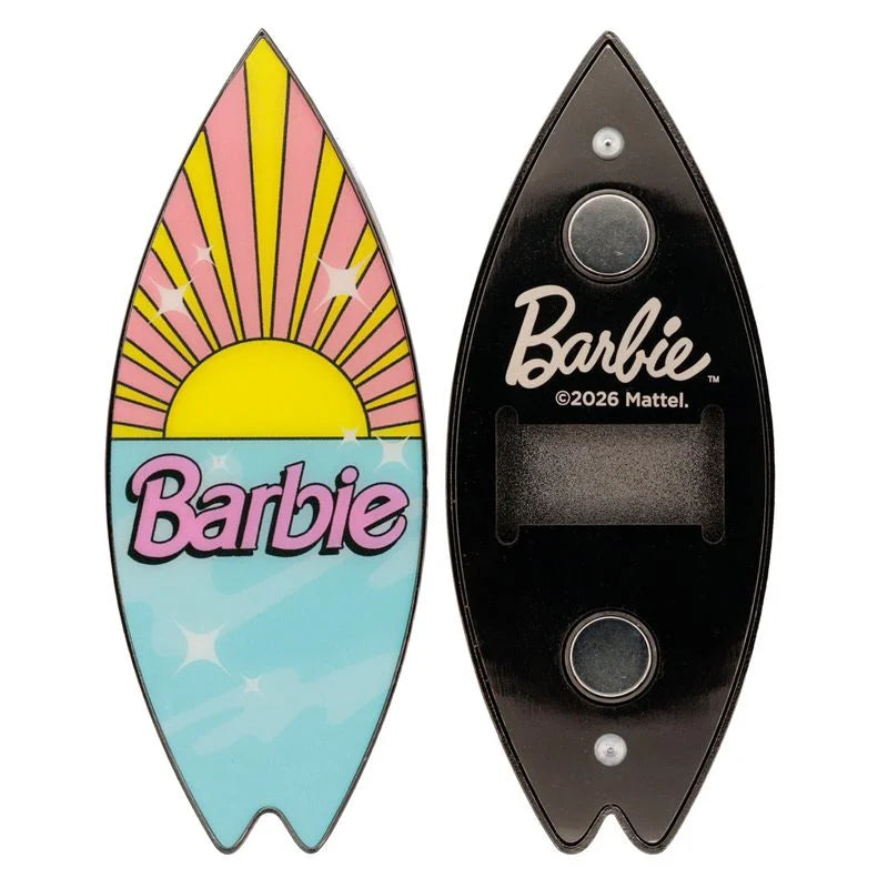 🏄‍♀️🌴 Barbie – Surfboard – Ouvre-bouteille magnétique en métal 🌴🏄‍♀️