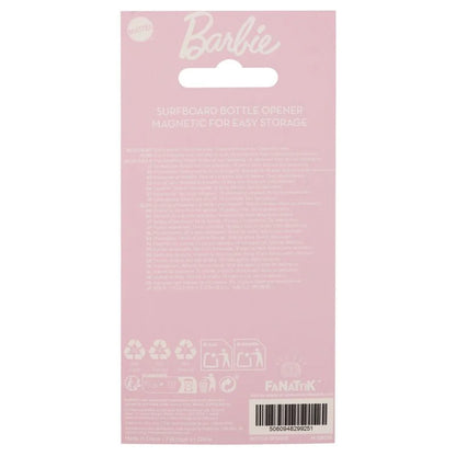 🏄‍♀️🌴 Barbie – Surfboard – Ouvre-bouteille magnétique en métal 🌴🏄‍♀️