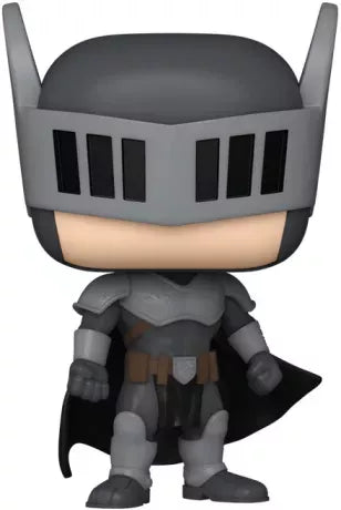 "Funko Pop! Batman & Robin – Batman Knight (513). La version chevaleresque de Batman avec une armure impressionnante et un casque inspiré des chevaliers médiévaux. Une figurine incontournable pour les fans de DC Comics et du Chevalier Noir !"
