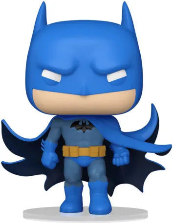 Funko Pop! DC Comics – Batman (N°598). Version bleu classique avec cape dynamique, fidèle aux premiers comics.