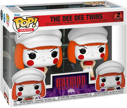 🤡🃏 Funko Pop! Heroes – The Dee Dee Twins (Les jumelles Dee Dee) – Batman Beyond: Return of the Joker (Batman, la relève : Le Retour du Joker) – 2 Pack 🃏🤡