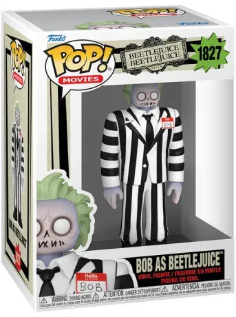 🪲🖤 Funko Pop! Movies N°1827 – Bob as Beetlejuice (Bob en Beetlejuice) – Beetlejuice Beetlejuice 🖤🪲