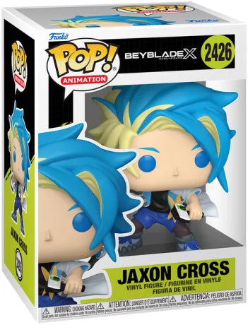 ⚡🌀 Funko Pop! Animation N°2426 – Jaxon Cross (Ekusu Kurosu) – Beyblade X 🌀⚡
